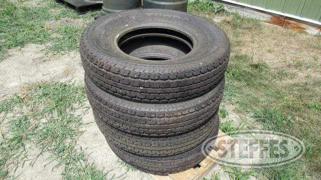 (4) ST235/80R16 radial tires, New